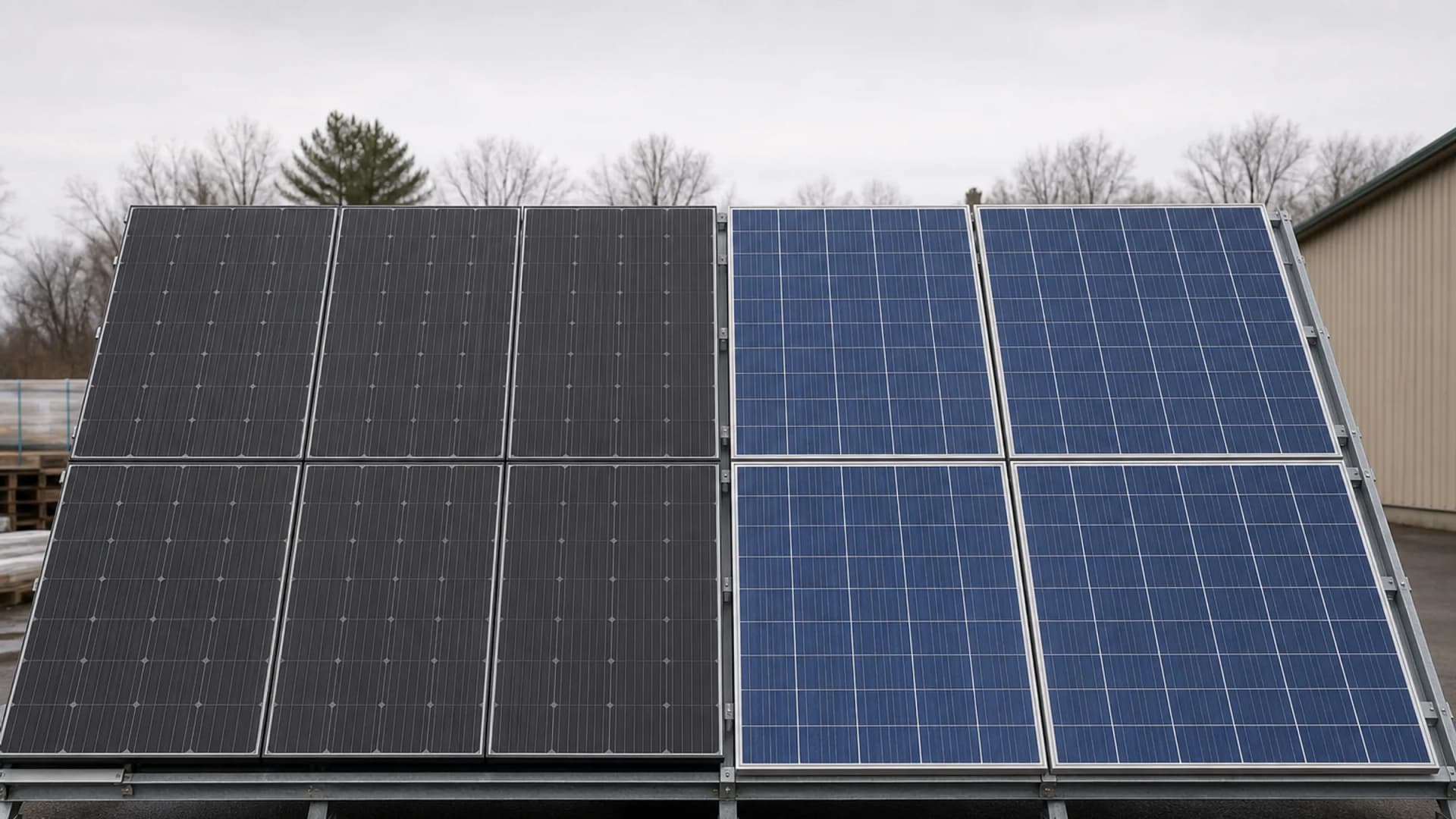 Monocrystalline vs polycrystalline panels